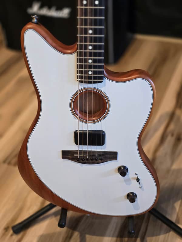 Fender American Acoustasonic Jazzmaster 2021 - Present - Arctic White