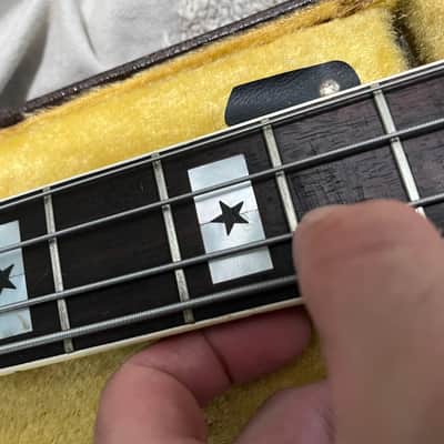 Ibanez 2615B Artist Series Double Cutaway 4-String Bass 1970s - Natural Mahogany image 8