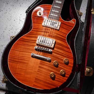 2002 Gibson Custom Shop Les Paul Class 5 - Rare Tangerine Burst 5A Top w/ Receipt & COA image 4