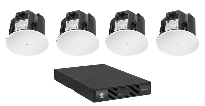 4 JBL Control 426C/T 6.5" Commercial 70v Ceiling Speakers+Crown Amp 4 Restaurant image 1