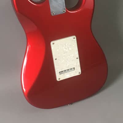 LEFTY! 1986 Vintage Boutique Super Strat Custom Guitar DiMarzio Duncan Candy Apple Red 7.6 Lb HSC image 9
