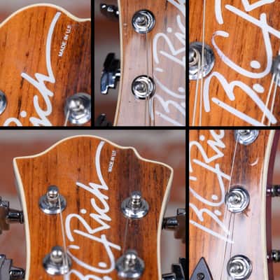 B.C. Rich USA Custom Shop Singlecut Transparent Purple 1991 w/Hard Shell Case (Refin) image 11