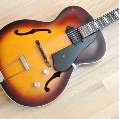 1959 Guild X-50 Archtop Vintage Electric Guitar Sunburst P-90 image 1