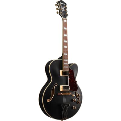 Ibanez AF75GBFK Artcore Semihollow Electric Guitar in Flat Black image 4