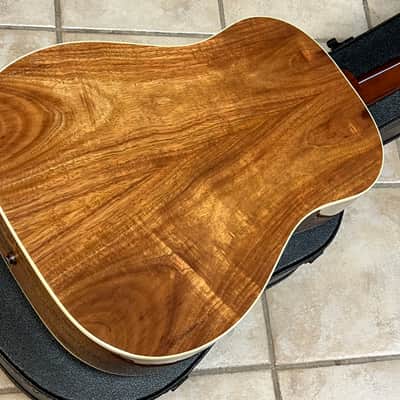 2025 Gibson J-45 Koa Carpathian Spruce Acoustic Guitar Honeyburst image 4
