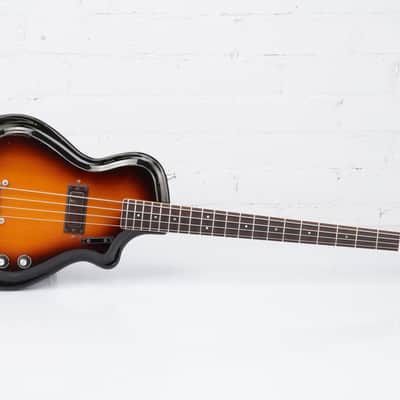 Yamaha SB-30 Sunburst Electric Bass Guitar MIJ w/ SKB Case #55298 image 4