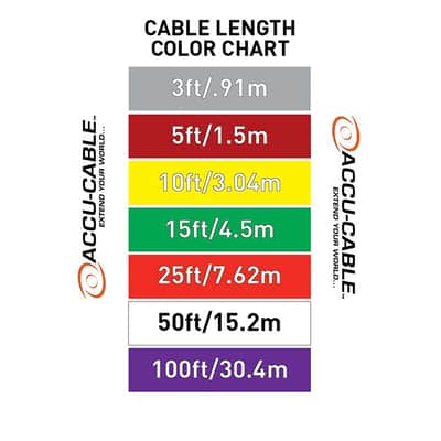 Accu Cable AC3PDMX15PRO, 3-Pin Pro Series DMX Cable - 15 Foot image 3