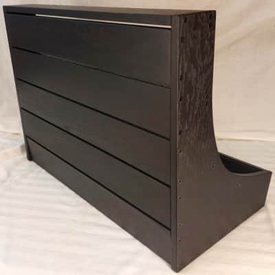 12U / 126hp Eurorack case Maria • Rails + Threaded strips / Black Oak / Unpowered • Ready to ship image 5