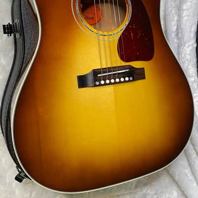 NEW! Gibson Custom Shop J-45 Koa Carpathian Spruce Acoustic-Electric Guitar - Honeyburst - Authorized Dealer - 4.4lbs - G06401 image 6