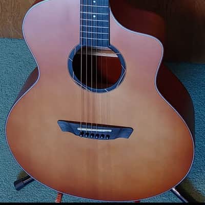 Donner DAF-410 Jumbo Acoustic Matte Orange w/Bag image 1