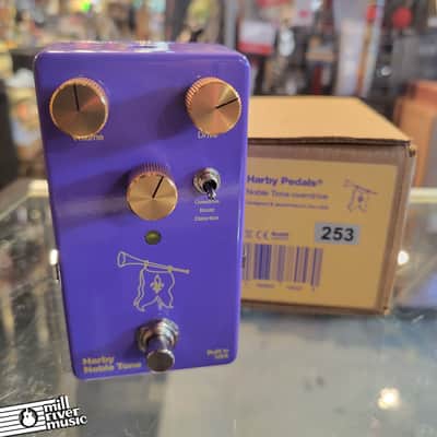 Harby Pedals Noble Tone Boost/Overdrive/Distortion Effects Pedal Used image 1