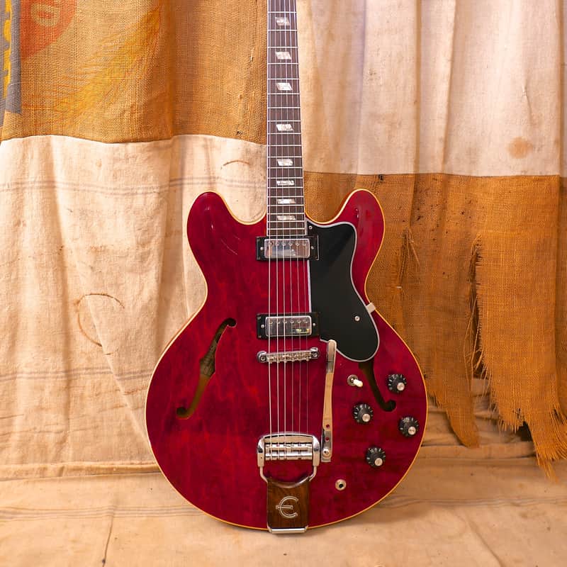 1967 Epiphone Riviera Cherry Red