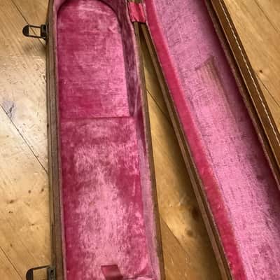 Gibson Lifton Les Paul case 1953, 1954, 1955, 1956, 1957, 1958 Pink  / Brown 4 Latches image 8