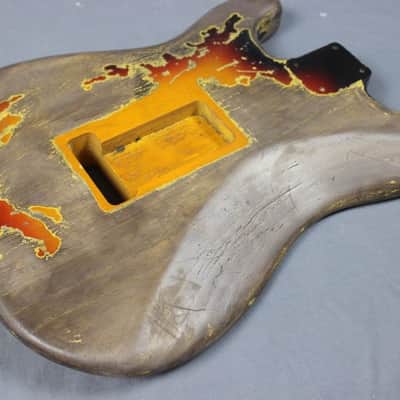MJT Official Custom Order Vintage Aged Nitro Finish Guitar Body by Mark Jenny VTS Sunburst image 11