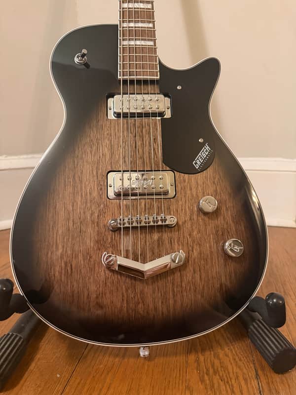 Gretsch Gretsch G5260 Electromatic Jet Baritone with V-Stoptail 2022 - Present - Bristol Fog 2024 - Bristol Fog image 1