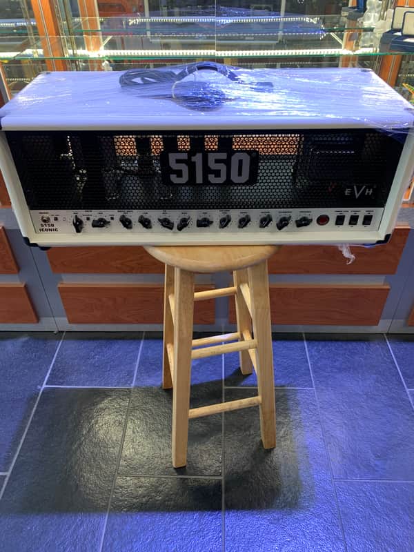 EVH 5150 Iconic Series 2-Channel 80-Watt Guitar Amp Head 2021 - Present - Ivory image 1