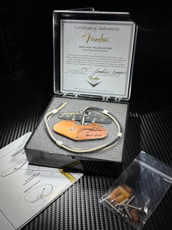 Fender Fender Custom Shop Josefina Hand-Wound Red Hot Telecaster Pickup Set 2026 - Black/Chrome