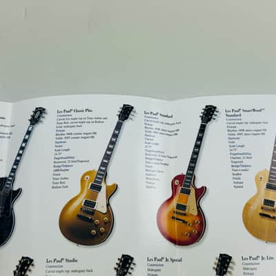 Gibson Les Paul Brochure Foldout 2000 image 5
