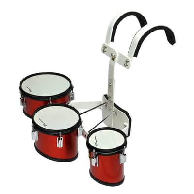 Trixon Junior Marching Toms – Set Of 3 - Red image 3