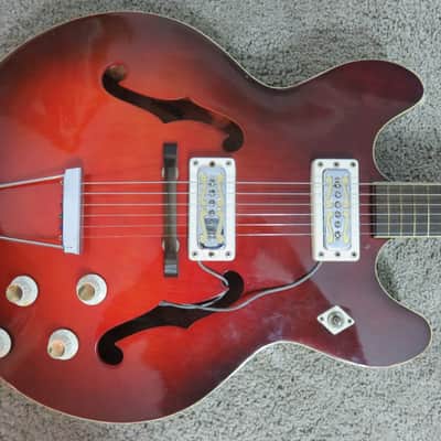 Vintage 1960s Harmony Rocket H-54 Guitar 2 Original DeArmond Pickup Good Shape Silvertone image 2