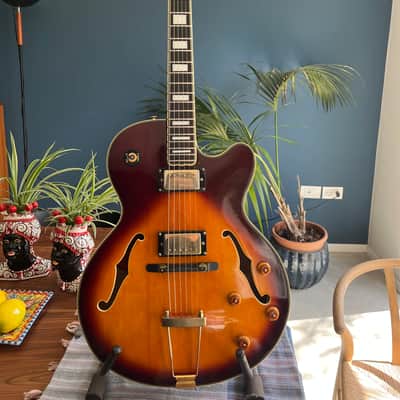 Epiphone Epiphone Joe Pass Emperor II Korea 1997 – upgraded jazz guitar 1997 - sunburst image 2