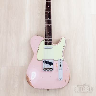 Fender Custom Shop 1963 Telecaster Heavy Relic Dirty Shell Pink, Featherweight image 2