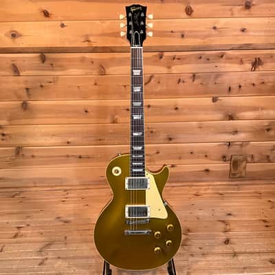 Gibson Custom Shop 1957 Les Paul Goldtop Reissue Electric Guitar - Double Gold image 2