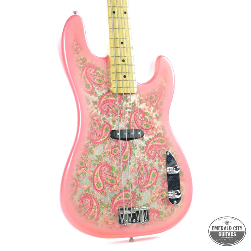 Fender Pink Paisley Precision Bass | Reverb