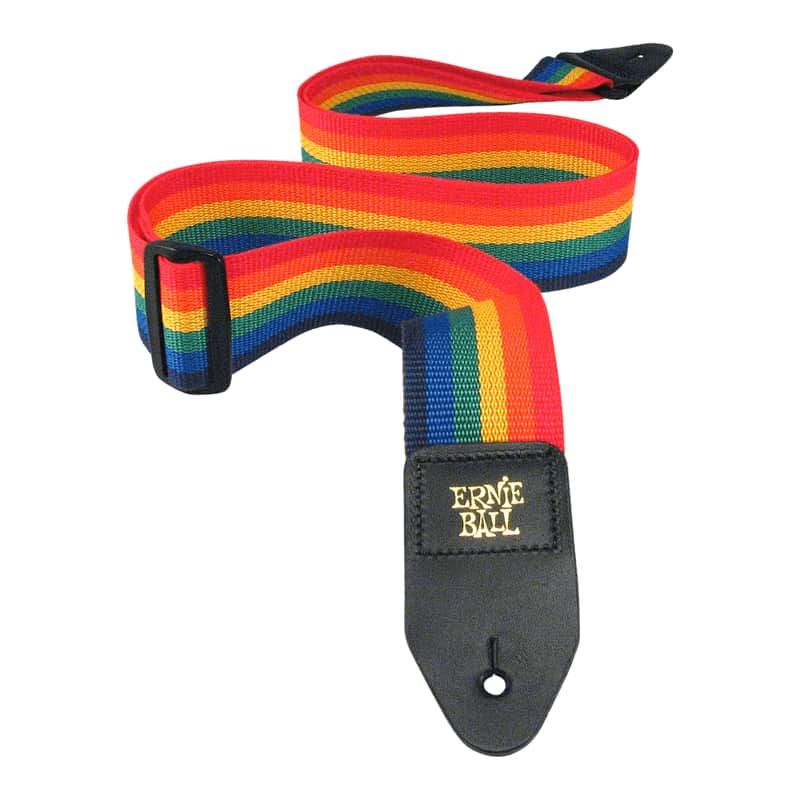 Ernie Ball 4044 Polypro 2" Guitar Strap Rainbow image 1