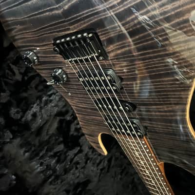 Suhr Modern - Trans Black - Custom w/Hand Selected Flame Top - Mint! image 10