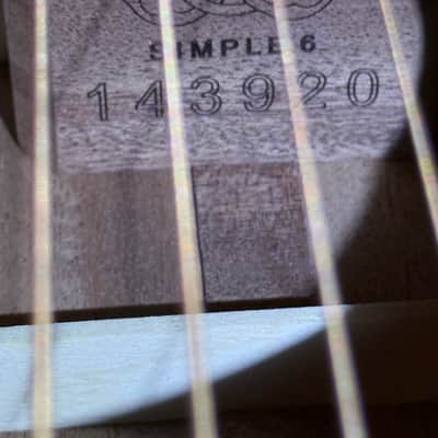 Larrivee Simple-6 OM Natural 2025 - Mahogany and Ebony image 11