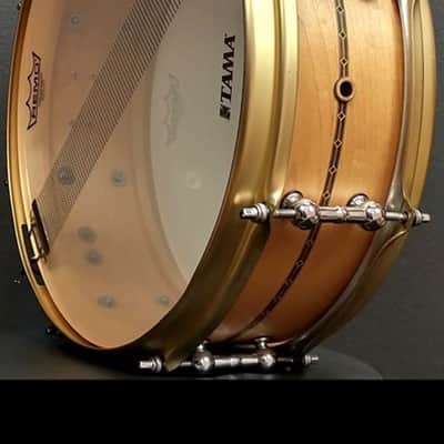 Tama TLM145SOMP 5x14" Star Reserve Vol. 1 Ltd. Edition Solid Maple Snare Drum 2010s - Matte Natural image 3