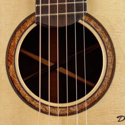 2007 Bashkin OM Placencia, Indian Ebony/Italian Spruce image 9