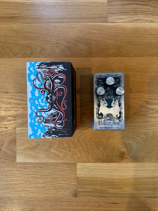 EarthQuaker Devices Hizumitas Limited Colorway (Raw Aluminum & Dark Blue) image 1