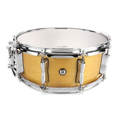 Yamaha Stage Custom Birch Snare Drum 14x5.5 Natural Wood image 2