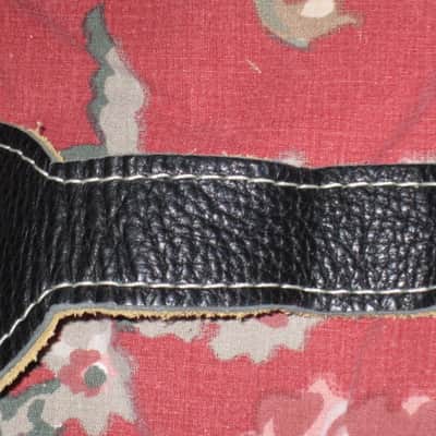 new (NO tags) Perri’s Leathers Ltd BM2-BLK 2" Soft Italian Premium Leather Black / Suede Tan (natural) Guitar Strap - main side is Black Leather / backing is Tan (natural) Suede [strap can be reversed] - adjustable length of 37" to about 50" image 18