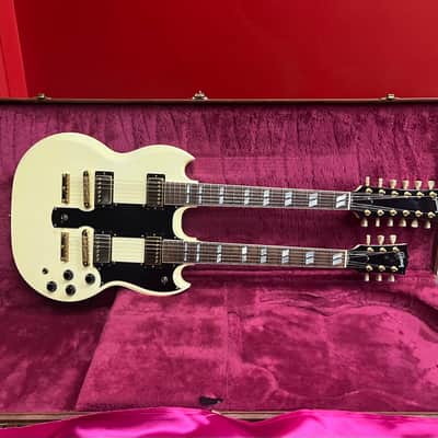 Gibson EDS-1275 Double Neck SG Alpine White OHSC year 1997 very rare image 8