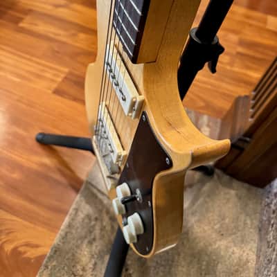 1960 Carvin SGB-3 Solid Body Electric Guitar - Natural Finish (w/HSC) image 6