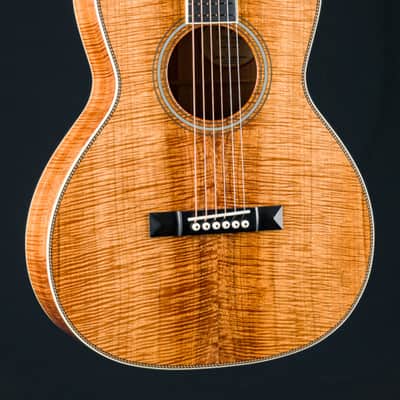 Bourgeois LDBO-12/S Custom All Flamed Koa 12-Fret with Slotted Headstock NEW image 1