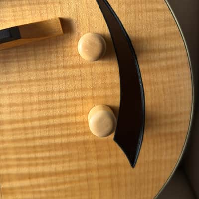 Island Instruments DelAir Headless Fan Fret Multi Scale Archtop Hollowbody image 8