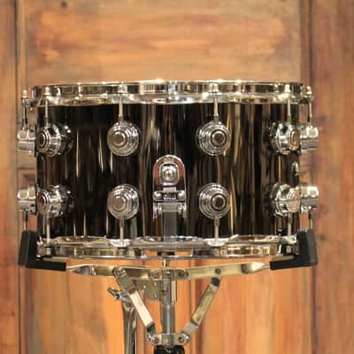 DW Collector's Series 8x14 Black Nickel Over Brass Snare Drum - New! image 2