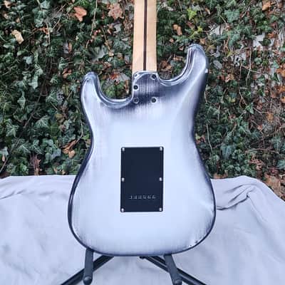 Wilhelm Guitars Custom Handmade HH Super Strat Solid Body Electric Guitar "Black Frost" image 7