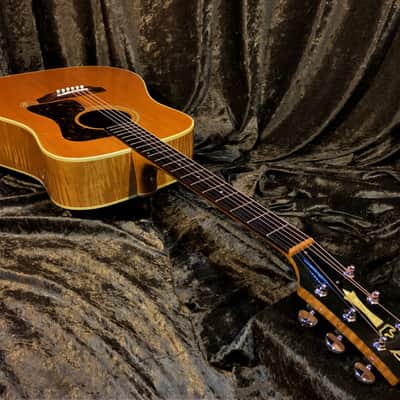 Guild D30 1987 Westerly Rhode Island Built Highly Figured Flame Maple Neck and Body Guild Acoustic image 10