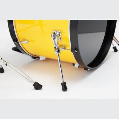 Tama Imperialstar 5pc Complete Drum Set w/22BD Electric Yellow image 4