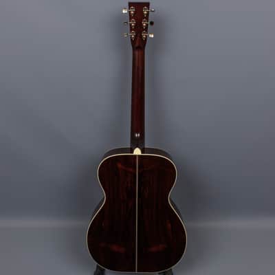 2019 Huss & Dalton TOM-R Custom Brazilian / Adirondack Acoustic Guitar image 4