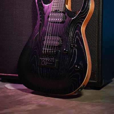 Cort KX700 OPBK | KX Series Evertune Double Cutaway Electric Guitar. Open Pore Black. New with Full Warranty! image 11