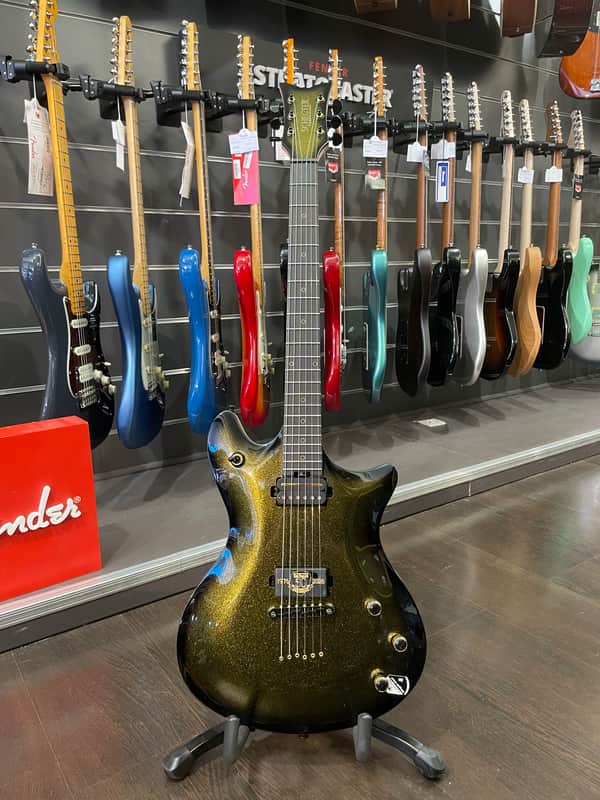 Schecter Tempest 50th Anniversary - Ebony - Gold Burst image 1