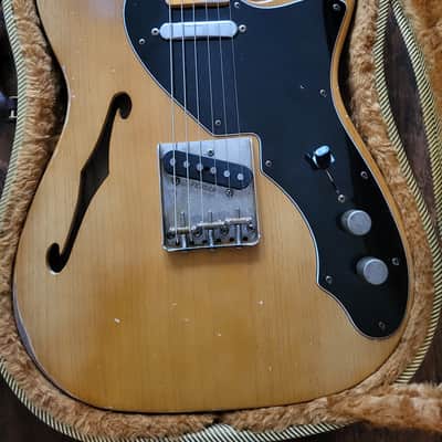 Fender Custom Shop Blackguard Thinline Telecaster (Parts guitar with CS Neck!) image 2