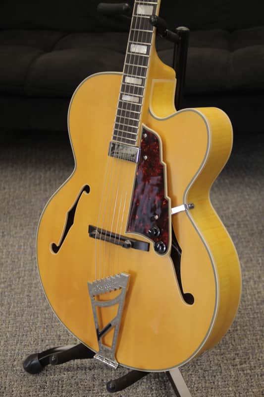 D'Angelico Premier EXL-1 Hollow Body Archtop 2022 - Present - Satin Honey Blonde image 1