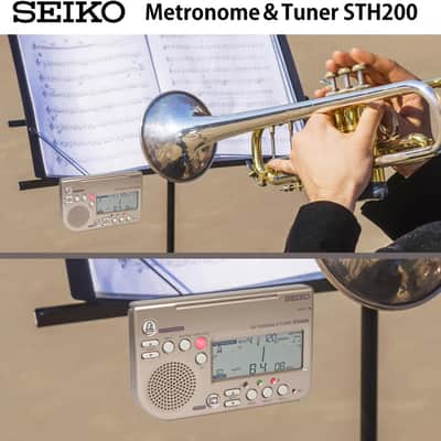 Seiko STH200 Metronome & Chromatic Tuner GOLD image 3